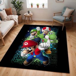 Super Mario – Charaktere 49 Teppich - TOK