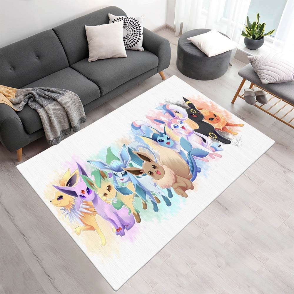 Alle Evoli-Entwicklungen Pokémon  - All Eevee Evolutions Pokemon 1001 Teppich - TOK