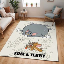 Tom und Jerry – Cartoon-Figuren 07 Teppich - TOK