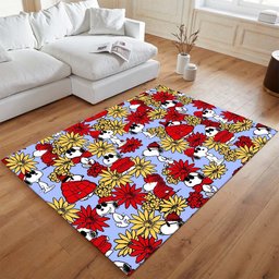 Blumiger Snoopy Teppich - TOK 2