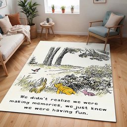 Winnie Pooh und Freunde 16 Teppich - TOK