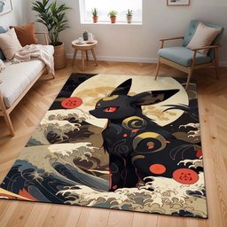Nachtara Pokémon  - Umbreeon Pokemon 17 Teppich - TOK