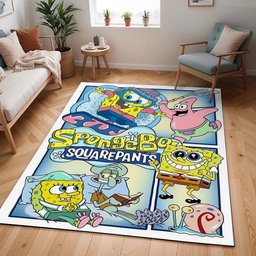 SpongeBob Schwammkopf – Charaktere 42 Teppich - TOK