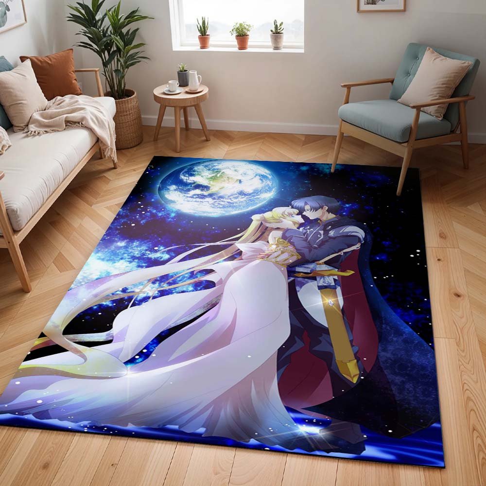 Sailor Moon – Mamoru Chiba und Prinzessin Serenity Teppich - TOK