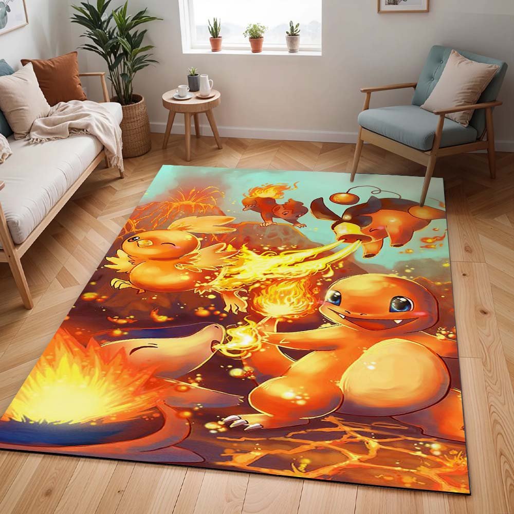 Pokémon Glumanda - Pokemon Charmander Teppich - TOK
