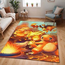 Pokémon Glumanda - Pokemon Charmander Teppich - TOK