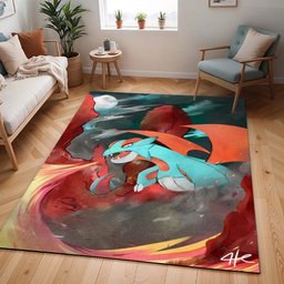 Brutalanda Pokémon  - Salamence Pokemon 4 Teppich - TOK