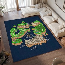 Pokémon Karte - Pokemon Map Teppich - TOK 2