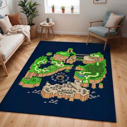 Pokémon Karte - Pokemon Map Teppich - TOK