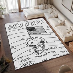 Snoopy – Zum Mond 2 Teppich - TOK 2