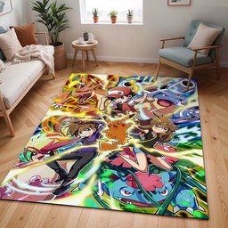 Pokémon Alle Charaktere 4 Teppich - TOK