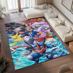 Pikachu Detektiv Alle Charaktere 1 Teppich - TOK 2