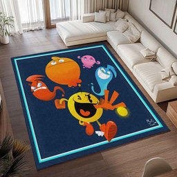 Pac-Man und Geister Teppich - TOK 2