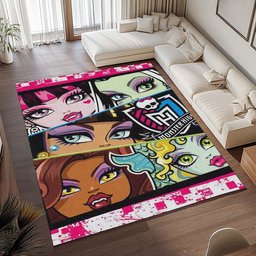 Monster High – Alle Charaktere 15 Teppich - TOK 2
