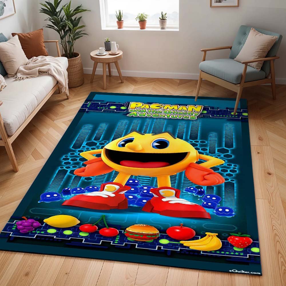 Pac-Man und Power-Pellets Frucht Geister Teppich - TOK