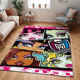 Monster High – Alle Charaktere 09 Teppich - TOK