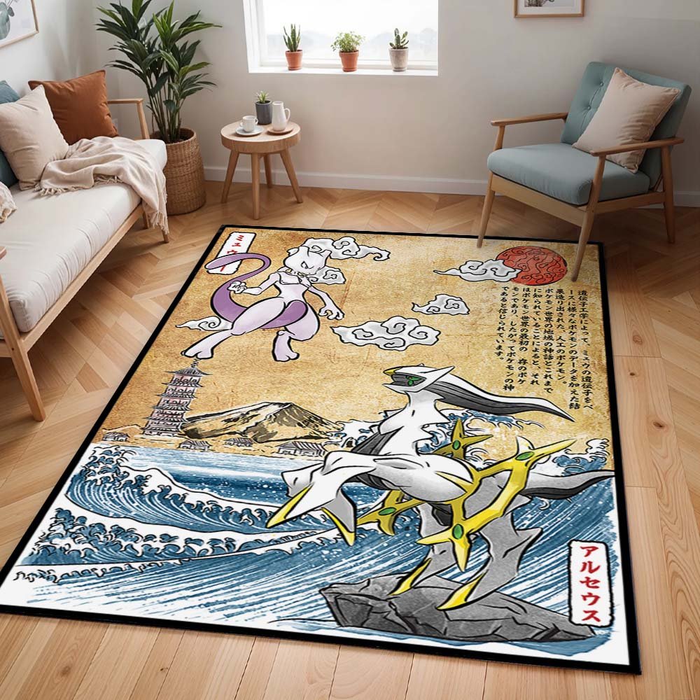 Mewtu und Arceus – Pokémon Teppich - TOK
