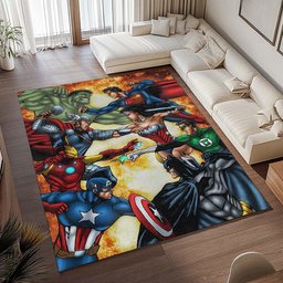 Marvel und DC Comics Teppich - TOK 2