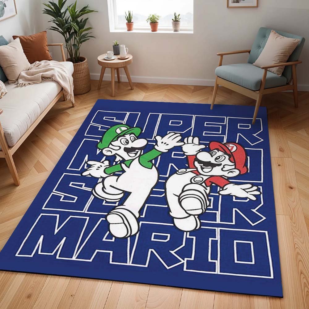 Mario und Luigi – Super Mario 5 Teppich - TOK