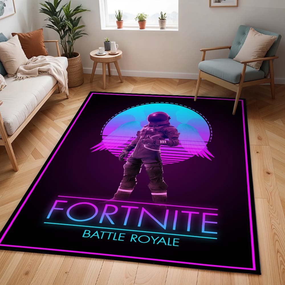 Fortnite Battle Royale Weltraum Galaxie Retro Teppich - TOK
