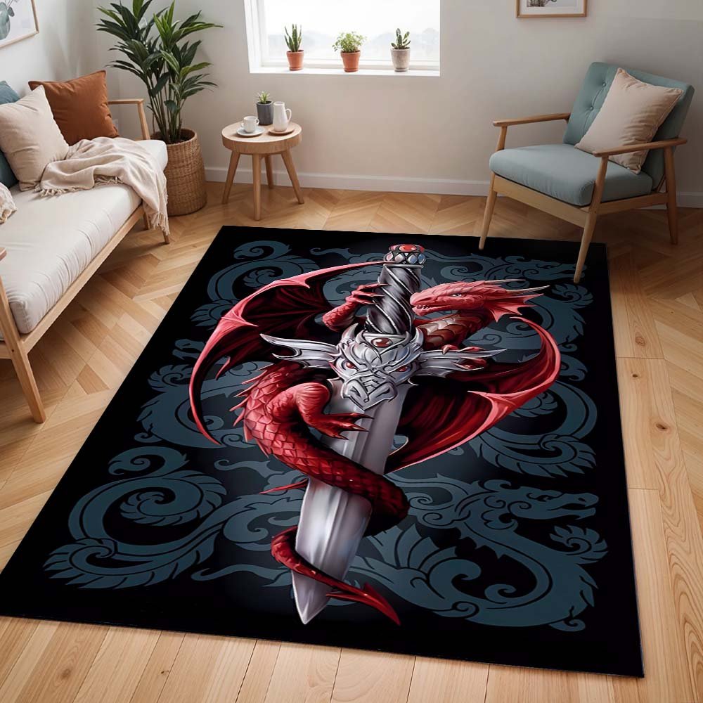Game of Thrones Schwert und Drache Teppich - TOK