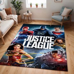 Justice League Alle Charaktere 04 Teppich - TOK