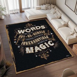 Harry Potter Dumbledore Zitat Worte sind unsere unerschöpflichste Quelle der Magie Teppich - TOK 2