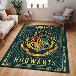 Harry Potter Schule von Hogwarts Spezial Stil 02 Teppich - TOK