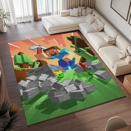 Herobrine Minecraft Charakter 1013 Teppich - TOK 2