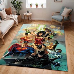 Justice League Alle Charaktere 14 Teppich - TOK
