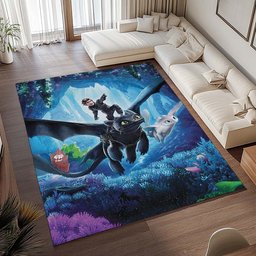 Ohnezahn und Hicks – Drachenzähmen leicht gemacht 3 - Dragons Teppich - TOK 2