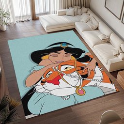 Prinzessin Jasmin und Tiger Rajah – Aladdin Teppich - TOK 2