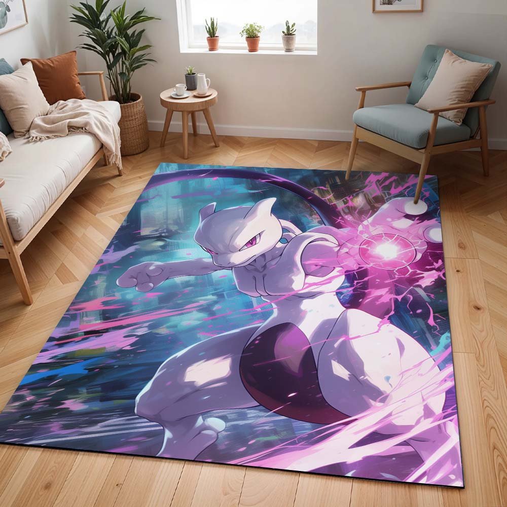Mewtu Pokémon  - Mewtwo Pokemon 19 Teppich - TOK