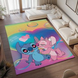 Disney Stitch und Angel verliebt 1 Teppich - TOK 2