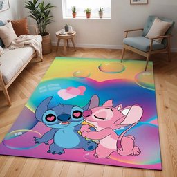 Disney Stitch und Angel verliebt 1 Teppich - TOK