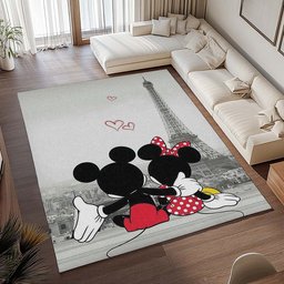Disney – Micky Maus und Minnie Maus in Paris Teppich - TOK 2