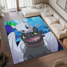 Drachen – Ohnezahn und Tagschatten 12 - Dragons Teppich - TOK 2
