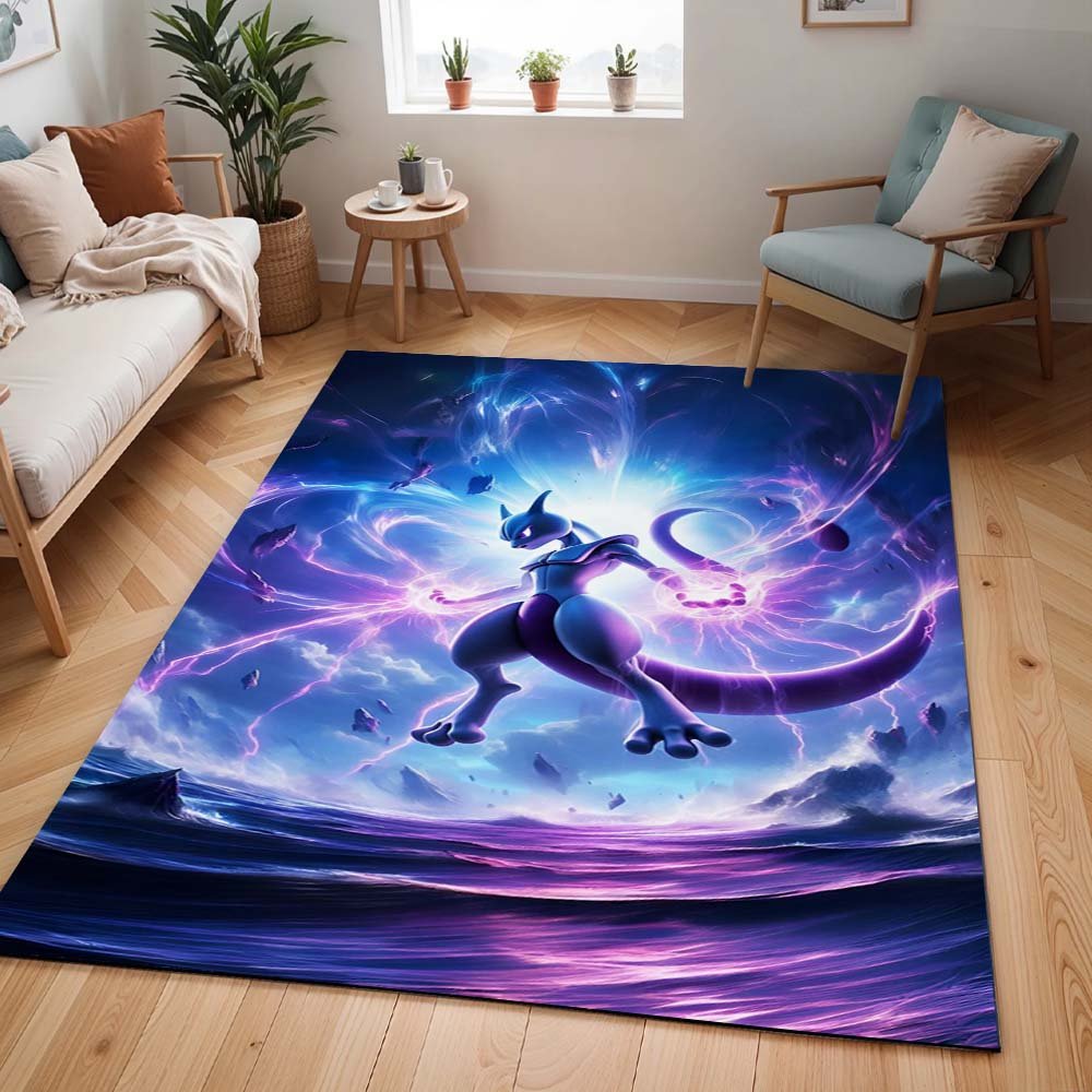 Mewtu Pokémon  - Mewtwo Pokemon 20 Teppich - TOK