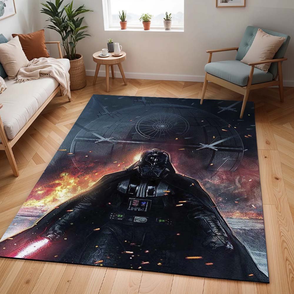 Darth Vader mit Feuer Star Wars 1005 Teppich - TOK