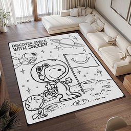 Snoopy entdeckt das Weltall Teppich - TOK 2