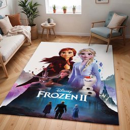 Disney Frozen Alle Charaktere 1003 Teppich - TOK