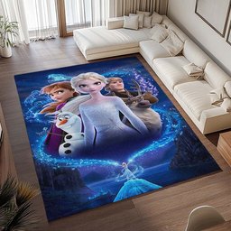 Disney Frozen Alle Charaktere 1002 Teppich - TOK 2