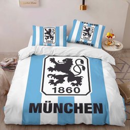 TSV 1860 München blue white background Bettwäsche - M60 Kinderbettwäsche