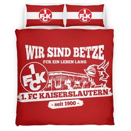 Wir sind betze FCK ein leben lang FC Kaiserslautern Bettwäsche - FCK Kinderbettwäsche 2
