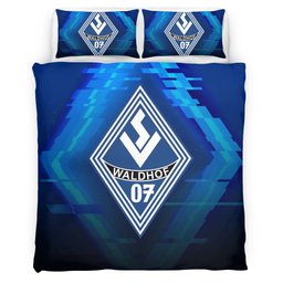 SV Waldhof Mannheim 07 black blue background SVW 04 Bettwäsche - SVW Kinderbettwäsche 2