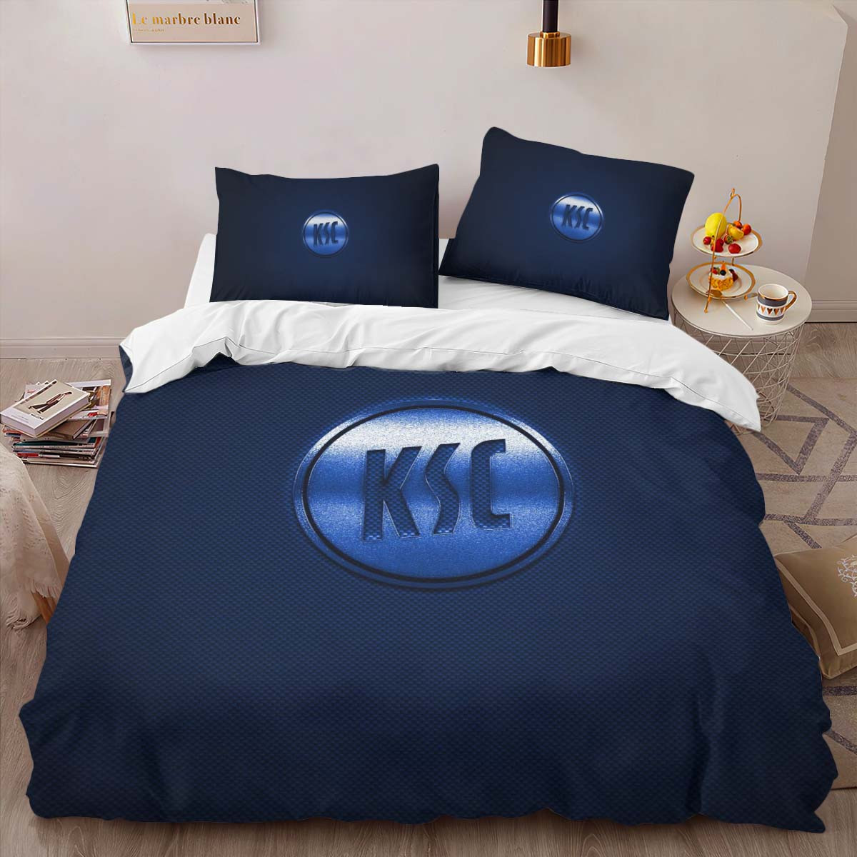 Karlsruher SC KSC blue carbon fiber Bettwäsche - KSC Kinderbettwäsche