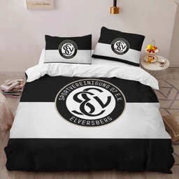 SV 07 Elversberg sve elv black white background Bettwäsche - SVE Kinderbettwäsche