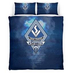 SV Waldhof Mannheim 07 black blue brick wall SVW Bettwäsche - SVW Kinderbettwäsche 2