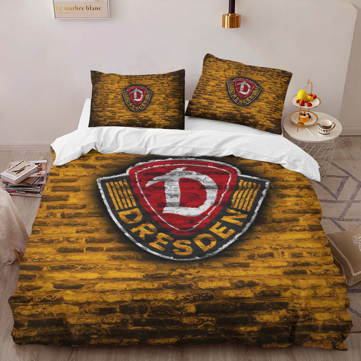 SG Dynamo Dresden yellow brick wall Bettwäsche - SGD Kinderbettwäsche