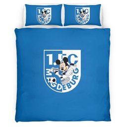 Mickey in team of FC Magdeburg Bettwäsche - FCM Kinderbettwäsche 2